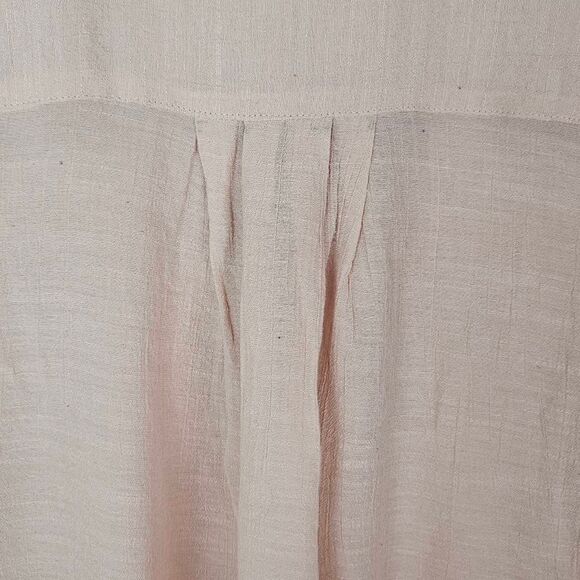 TORRID Harper Blush Pink Sleeveless Pocket Button Pullover Lightweight Top 0 - Picture 9 of 9